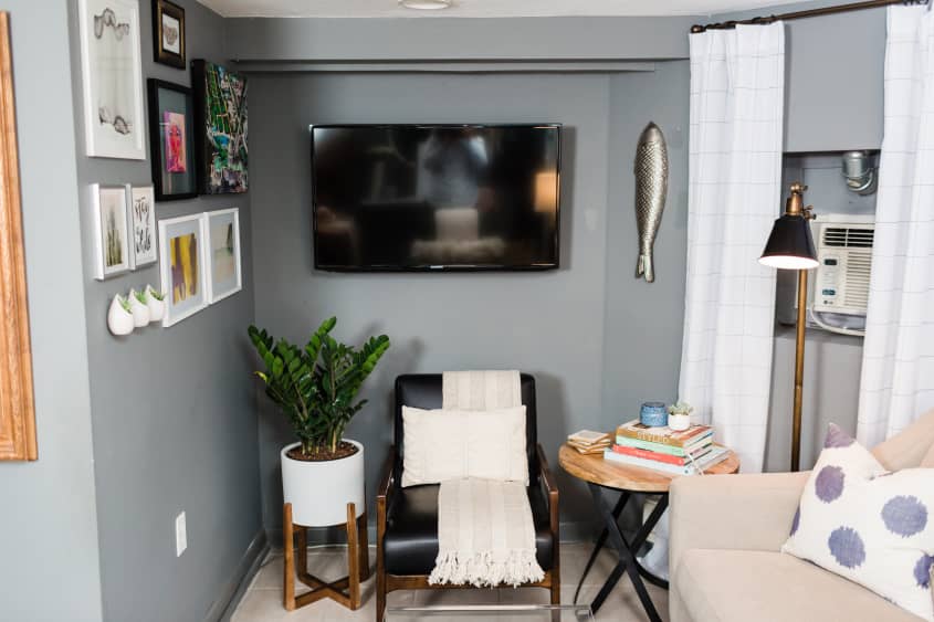 Basement Apartment Tour Small and Stylish in DC Apartment Therapy